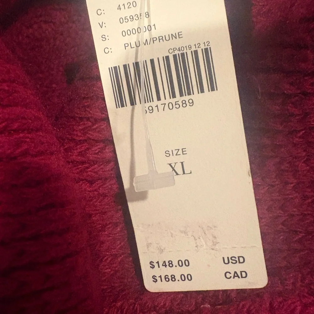 Anthropologie Metallic Pencil Sweater Skirt Fuschia